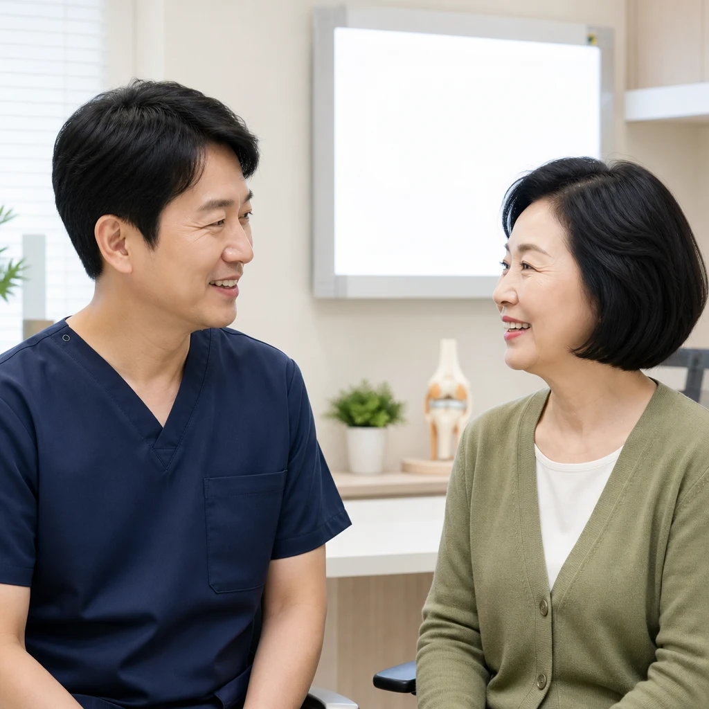 벗정형외과의원에서의 무릎관절염 주사 평가